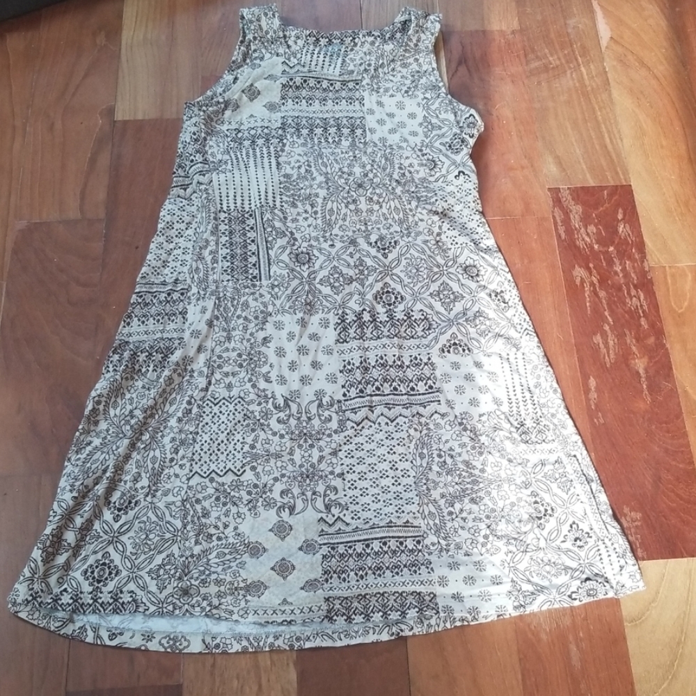 Modal print dress NWOT